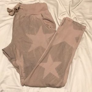 Lauren Moshi Star sweatpants size Medium